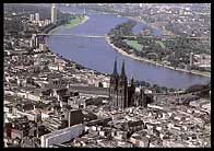 Koln Dom from the air