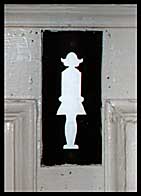 The women's toilet door symbol!