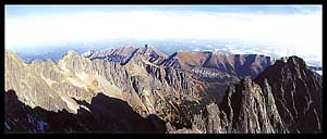 Panorama of the Tatra Mountain Range